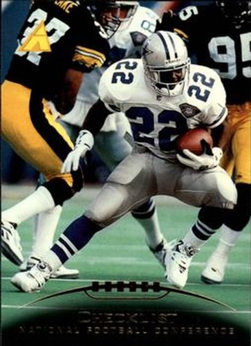 #247 Emmitt Smith - Dallas Cowboys - 1995 Pinnacle Football