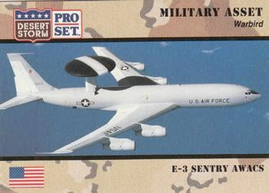 #247 E-3 Sentry AWACS - 1991 Pro Set Desert Storm