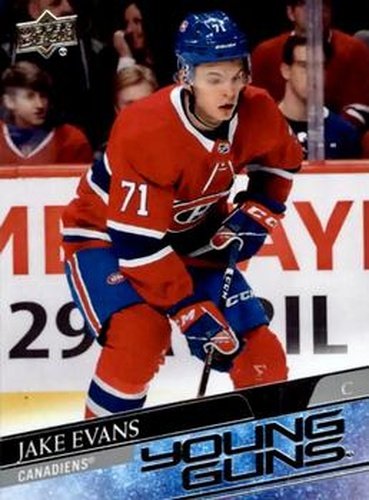 #247 Jake Evans - Montreal Canadiens - 2020-21 Upper Deck Hockey