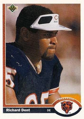 #247 Richard Dent - Chicago Bears - 1991 Upper Deck Football