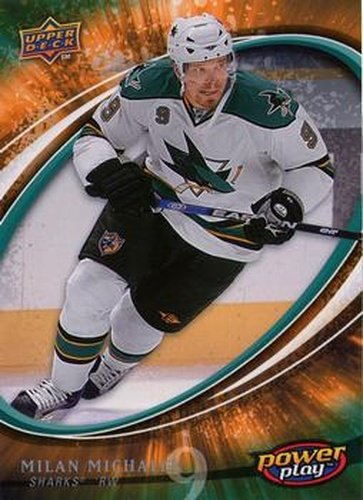 #247 Milan Michalek - San Jose Sharks - 2008-09 Upper Deck Power Play Box Set Hockey