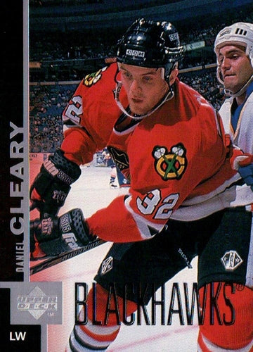 #247 Daniel Cleary - Chicago Blackhawks - 1997-98 Upper Deck Hockey