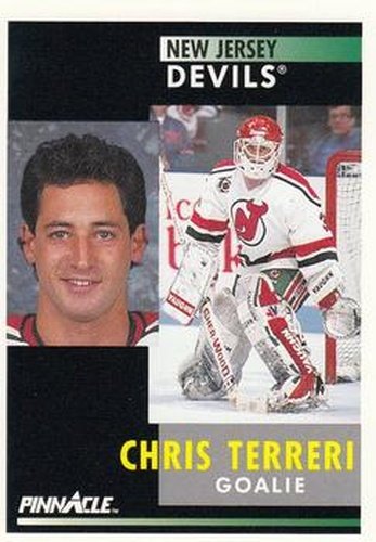 #247 Chris Terreri - New Jersey Devils - 1991-92 Pinnacle Hockey
