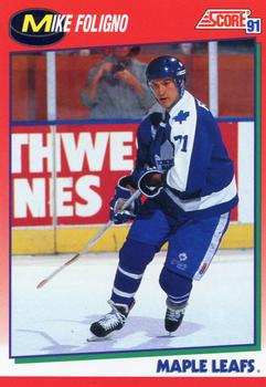 #248 Mike Foligno - Calgary Flames - 1991-92 Score Canadian Hockey