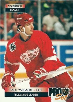#248 Paul Ysebaert - Detroit Red Wings - 1992-93 Pro Set Hockey