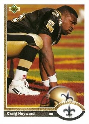 #248 Craig Heyward - New Orleans Saints - 1991 Upper Deck Football