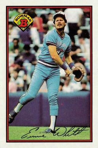 #248 Ernie Whitt - Toronto Blue Jays - 1989 Bowman Baseball