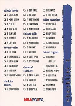 #248 Checklist #1 - 1995-96 Hoops Basketball
