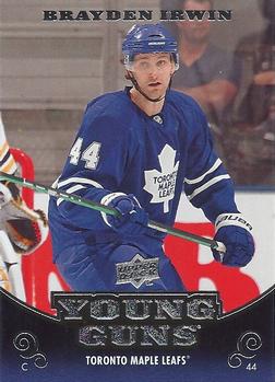 #248 Brayden Irwin - Toronto Maple Leafs - 2010-11 Upper Deck Hockey