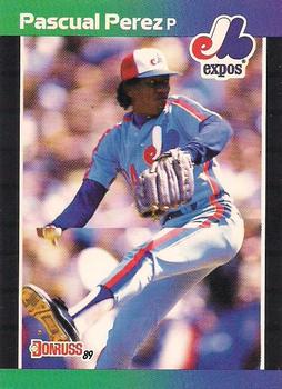 #248 Pascual Perez - Montreal Expos - 1989 Donruss Baseball