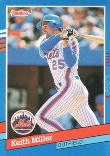 #248 Keith Miller - New York Mets - 1991 Donruss Baseball