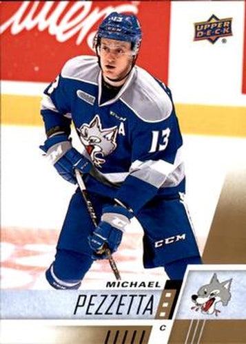 #248 Michael Pezzetta - Sudbury Wolves - 2017-18 Upper Deck CHL Hockey
