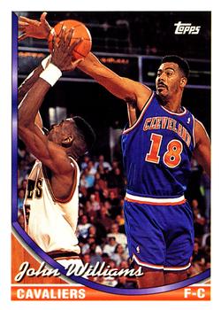 #248 John Williams - Cleveland Cavaliers - 1993-94 Topps Basketball