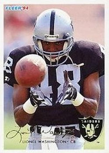 #248 Lionel Washington - Los Angeles Raiders - 1994 Fleer Football