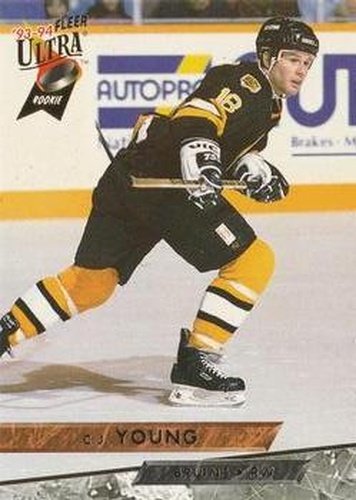 #248 C.J. Young - Boston Bruins - 1993-94 Ultra Hockey