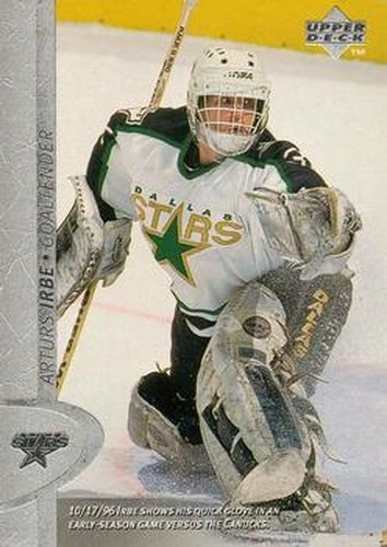 #248 Arturs Irbe - Dallas Stars - 1996-97 Upper Deck Hockey