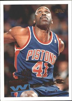 #248 Mark West - Detroit Pistons - 1995-96 Topps Basketball