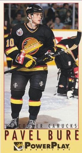 #248 Pavel Bure - Vancouver Canucks - 1993-94 Fleer PowerPlay Hockey
