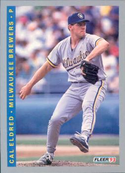 #248 Cal Eldred - Milwaukee Brewers - 1993 Fleer Baseball