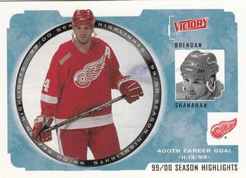 #248 Brendan Shanahan - Detroit Red Wings - 2000-01 Upper Deck Victory Hockey