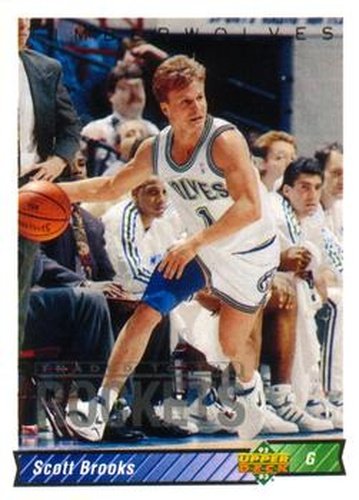 #248 Scott Brooks - Houston Rockets - 1992-93 Upper Deck Basketball