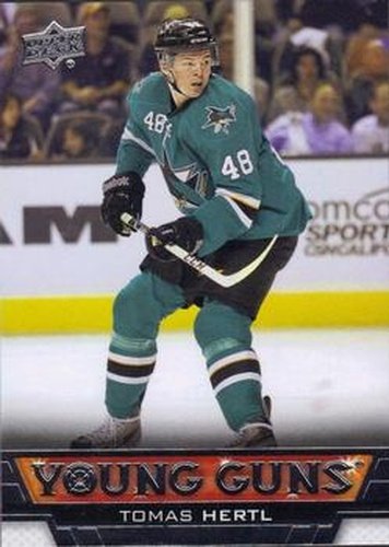 #248 Tomas Hertl - San Jose Sharks - 2013-14 Upper Deck Hockey