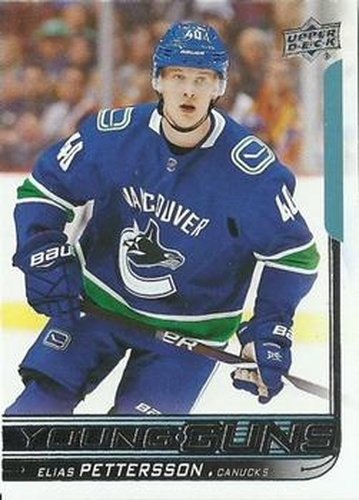 #248 Elias Pettersson - Vancouver Canucks - 2018-19 Upper Deck Hockey