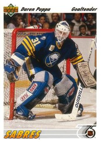 #248 Daren Puppa - Buffalo Sabres - 1991-92 Upper Deck Hockey