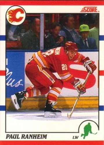 #248 Paul Ranheim - Calgary Flames - 1990-91 Score Canadian Hockey