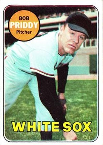 #248 Bob Priddy - Chicago White Sox - 1969 Topps Baseball