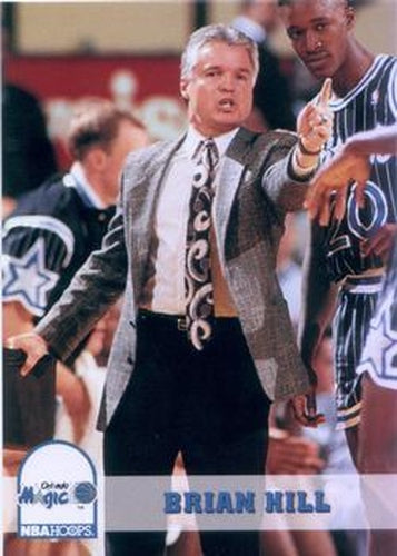 #248 Brian Hill - Orlando Magic - 1993-94 Hoops Basketball