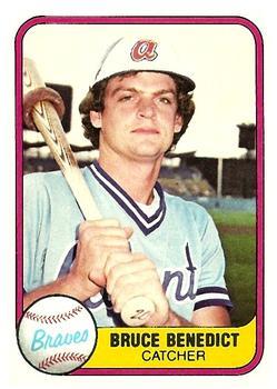 #248 Bruce Benedict - Atlanta Braves - 1981 Fleer Baseball