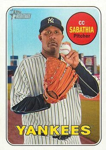 #248 CC Sabathia - New York Yankees - 2018 Topps Heritage Baseball