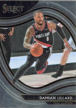 #248 Damian Lillard - Portland Trail Blazers - 2020-21 Panini Select Basketball