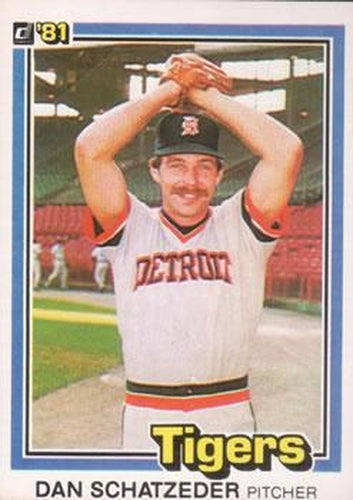 #248 Dan Schatzeder - Detroit Tigers - 1981 Donruss Baseball