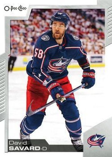 #248 David Savard - Columbus Blue Jackets - 2020-21 O-Pee-Chee Hockey