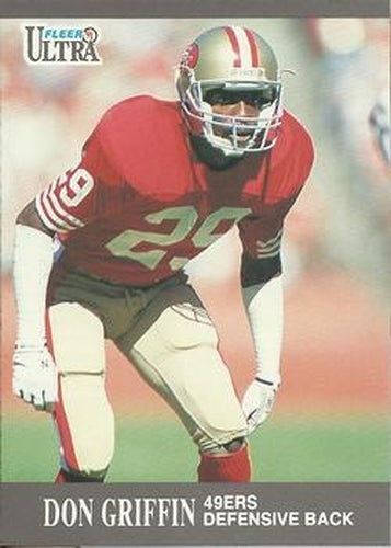 #248 Don Griffin - San Francisco 49ers - 1991 Ultra Football
