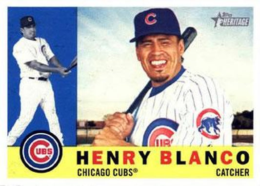 #248 Henry Blanco - Chicago Cubs - 2009 Topps Heritage Baseball
