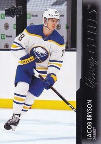 #248 Jacob Bryson - Buffalo Sabres - 2021-22 Upper Deck Hockey