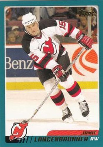 #248 Jamie Langenbrunner - New Jersey Devils - 2003-04 Topps Hockey