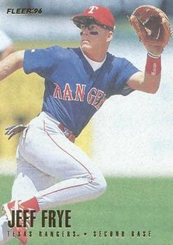 #248 Jeff Frye - Texas Rangers - 1996 Fleer Baseball