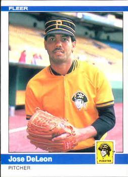 #248 Jose DeLeon - Pittsburgh Pirates - 1984 Fleer Baseball
