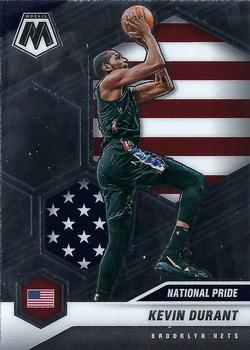#248 Kevin Durant - Brooklyn Nets - 2020-21 Panini Mosaic Basketball
