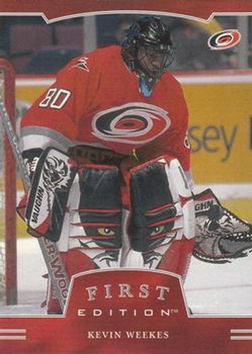 #248 Kevin Weekes - Carolina Hurricanes - 2002-03 Be a Player First Edition Hockey