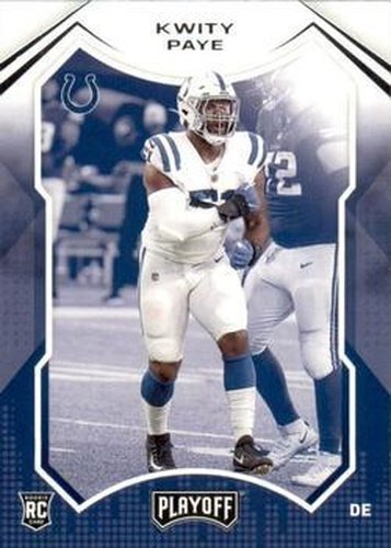 #248 Kwity Paye - Indianapolis Colts - 2021 Panini Playoff Football