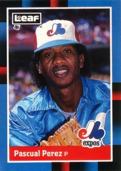 #248 Pascual Perez - Montreal Expos - 1988 Leaf Baseball