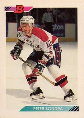 #248 Peter Bondra - Washington Capitals - 1992-93 Bowman Hockey