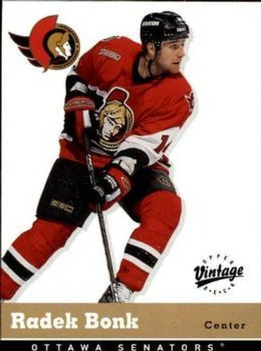 #248 Radek Bonk - Ottawa Senators - 2000-01 Upper Deck Vintage Hockey