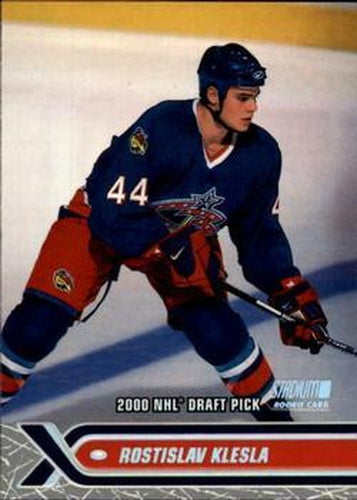 #248 Rostislav Klesla - Columbus Blue Jackets - 2000-01 Stadium Club Hockey