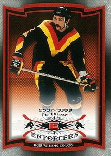 #248 Tiger Williams - Vancouver Canucks - 2006-07 Parkhurst Hockey